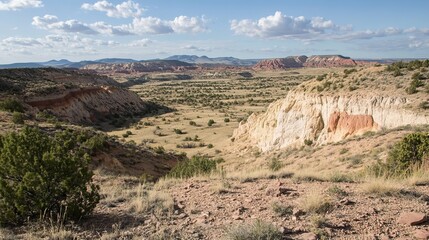 Desert canyon vista, arid landscape (1)