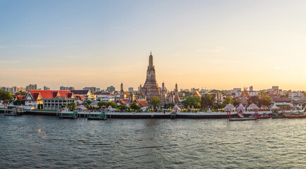 Fototapeta premium River view bangkok