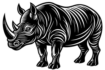 rhino vector illustration