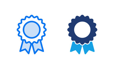 Badge icon vector illustration. Awards icon vector. Achieve sign and symbols. Stamp