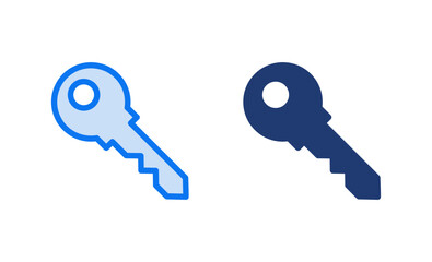 Key icon vector illustration. Key sign and symbol.