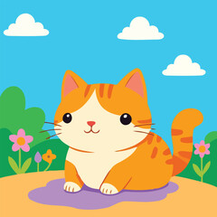 Fototapeta premium Kittens are very playful.eps