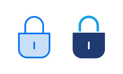 Lock icon vector illustration. Padlock sign and symbol. Encryption icon. Security symbol