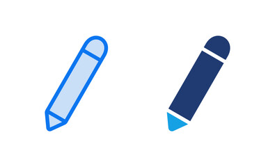 Pencil icon vector illustration. pen sign and symbol. edit icon vector