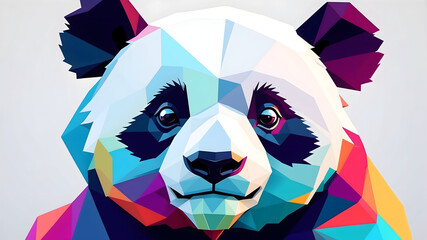 Panda Illustration, Panda Vector Art