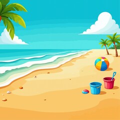 summer beach background