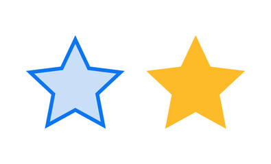 Star Icon vector illustration. rating sign and symbol. favourite star icon