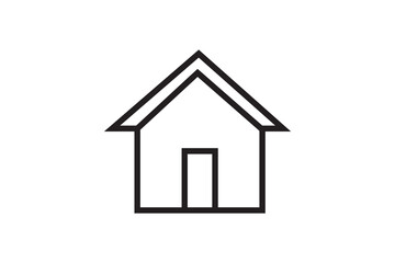 vector illustration of a house icon, perfect for real estate and construction business concepts