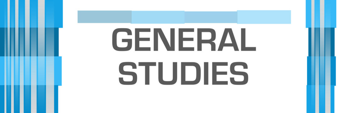 General Studies Blue Bars Both Sides 