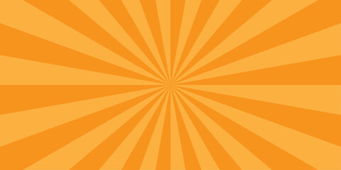 Vector sunburst pattern red and orange background design. Vintage sunrays illustration swirl grunge backdrop line. sun beam vector banner design comic burst gradient concept pattern.	