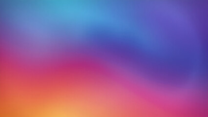 Obraz premium Vibrant Abstract Gradient Background with Smooth Blending of Blue Orange and Purple Tones