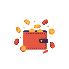 Overflowing Wallet: A Colorful Illustration of Financial Abundance and Wealth