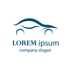 illustration of a car repair shop logo