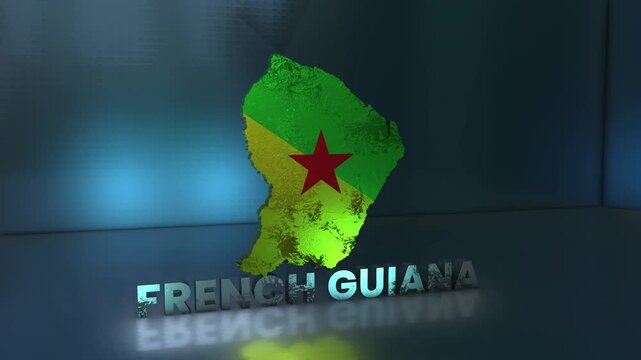 French Guiana Map