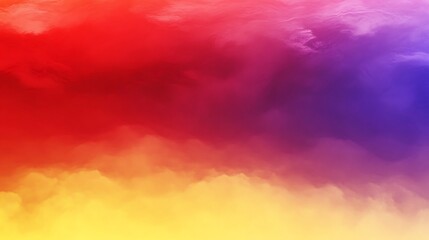 Colorful abstract sky background with vibrant clouds and sunset tones