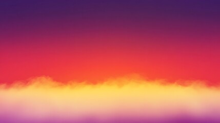 Colorful abstract sky background with vibrant clouds and sunset tones