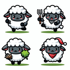 Cute and adorable sheep