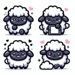 Cute and adorable sheep
