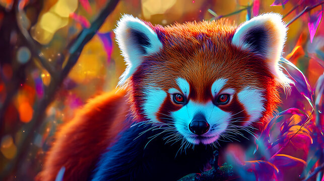 Red Panda Pop Surrealism