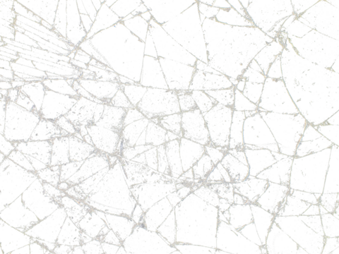 abstract transparent background of cracked glass