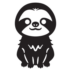 ナマケモノのシルエット