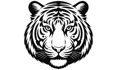 tiger head vector