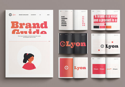 Lyon Brand Guidelines With Color full Layout