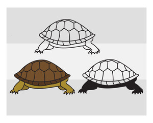 Turtles SVG Silhouette Bundle, Turtles Silhouette, Sea Turtle Svg, Animal Svg, Beach Turtle, Ocean Png, Tortoise Svg Images,