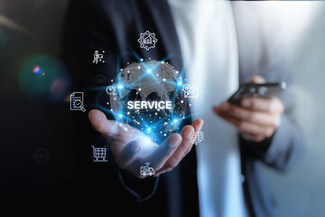 Digital transformation technology strategy, IoT, internet of things. transformation of ideas and the adoption of technology in business in the digital age, enhancing global business capabilities. Ai.