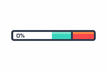 progress bar icon simple horizontal bar