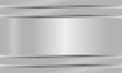 Modern aesthetic metalic background with horizontal chrome line accents