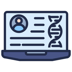 Genetic Data Icon