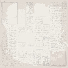 Obraz premium Grunge old newspaper texture background wallpaper