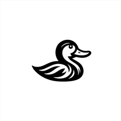 Obraz premium A cute duck illustration