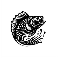 Obraz premium fish tattoo vector