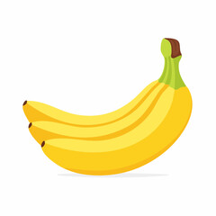 Vector Illustration of Ripe Bananas: A Vibrant and Nutritious Fruit Still Life