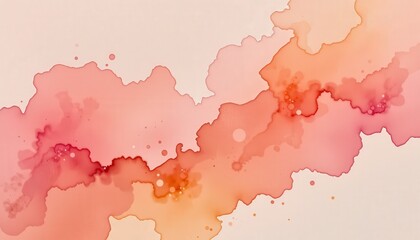 dreamy watercolor texture blending shades of blush pink, peach, and ivory