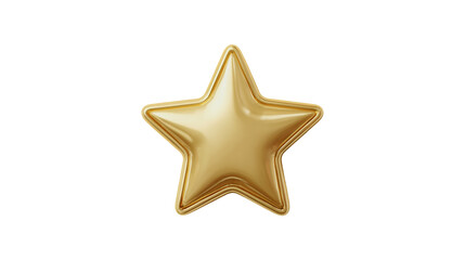 Golden star award symbol success achievement excellence luxury
