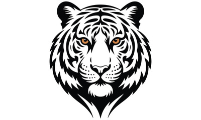 tiger head vector