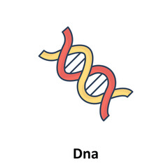 Dna Vector Icon which can easily modify or edit