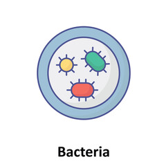 Bacteria Vector Icon which can easily modify or edit