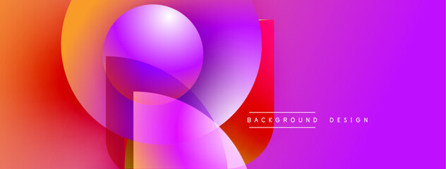 Abstract vibrant shapes blend, creating dynamic gradient background. Modern design elements suggest fluidity, energy, visual appeal.