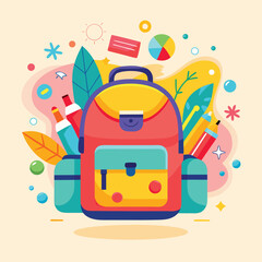 Naklejka premium This set of cartoon vector icons features various modes of transportation, including cars, buses, and trucks, for use in illustrations