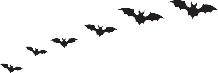 Naklejka premium Black and white vector illustration of flying birds with an abstract background