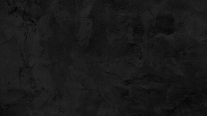 Dark black textured concrete wall background. Textured grunge dark black concrete background. Vector