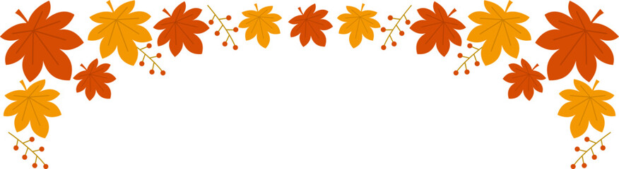 가을 단풍잎 일러스트