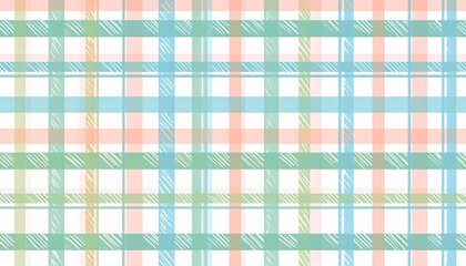Retro and vintage hand drawn abstract pattern background. Checkerboard and plaid vector pattern.