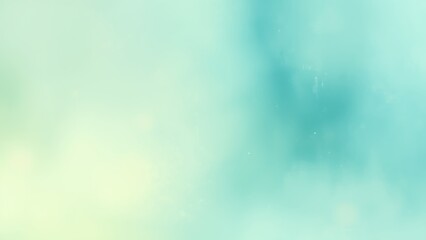 エメラルドグリーンと黄緑色の水彩グラデーション背景