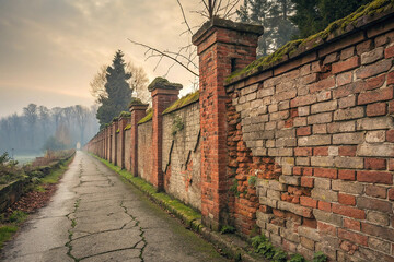 old brick wall background