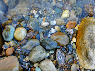 stones on the beach